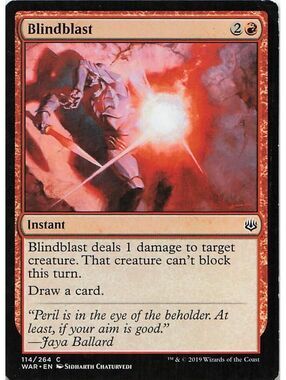 C Magic: The Gathering 2019 Blindblast NM WAR